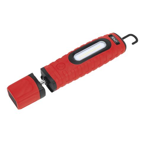 Rechargeable 360° Inspection Light 10W & 3W SMD LED - Red