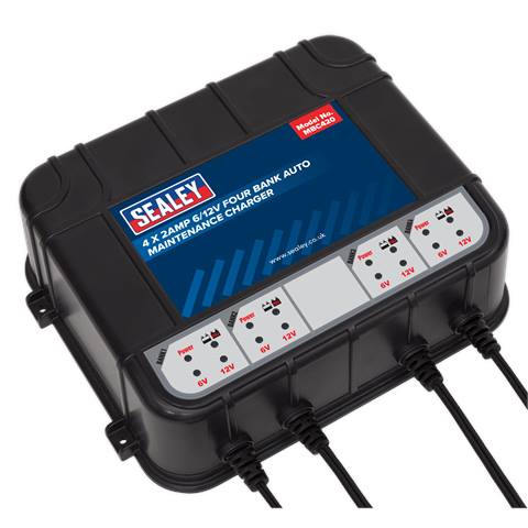 6/12V 4 Bank Auto Maintenance Charger 8A (4 x 2A)