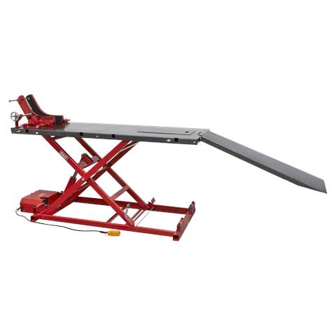 Heavy-Duty Electro/Hydraulic Motorcycle Lift 680kg Capacity