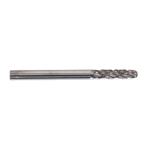 Micro Carbide Burr Ball Nose Cylindrical 3mm - Pack of 3
