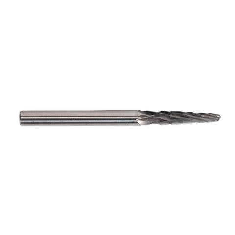 Micro Carbide Burr Ball Nose Taper 3mm - Pack of 3