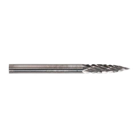 Micro Carbide Burr Pointed Tree 3mm - Pack of 3