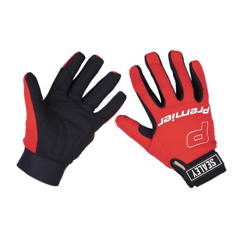 Premier Mechanic's Gloves Padded Palm - Extra-Large Pair