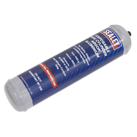 Disposable Argon Gas Cylinder 100g