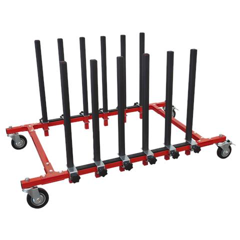 5 Panel Mobile Storage Rack
