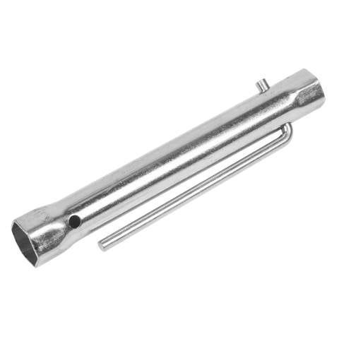 Long Reach Double End Spark Plug Box Spanner with L-Bar 18/21mm
