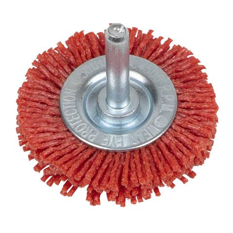 50mm Nylon Filament Circular Brush with 6mm Shaft