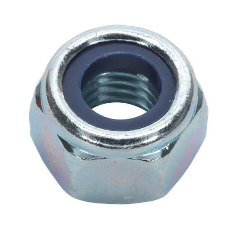Zinc Plated Nylon Locknut M10, DIN 982 - Pack of 100