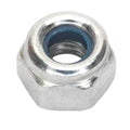 Zinc Plated Nylon Locknut M4, DIN 982 - Pack of 100