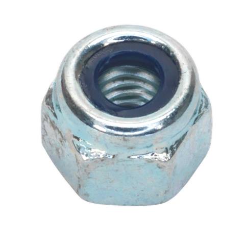 Zinc Plated Nylon Locknut M5, DIN 982 - Pack of 100