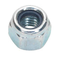Zinc Plated Nylon Locknut M6, DIN 982 - Pack of 100