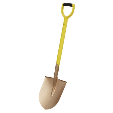Premier Non-Sparking Round Point Shovel 240 x 420 x 990mm