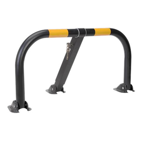 Triple Leg Parking Barrier with Integral Lock