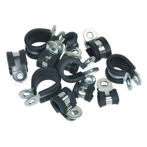 Rubber Lined P-Clip Assortment 60pc