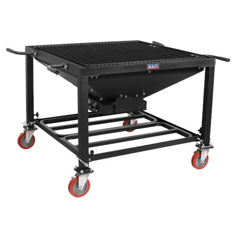 Adjustable Height Plasma Cutting Table/Workbench with Castor Wheels