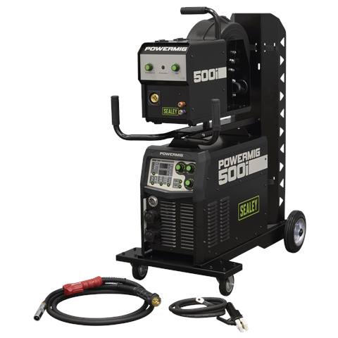 500A Professional Gas/Gasless MIG/TIG/MMA Inverter Welder With Portable Wire Feeder 400V/3ph