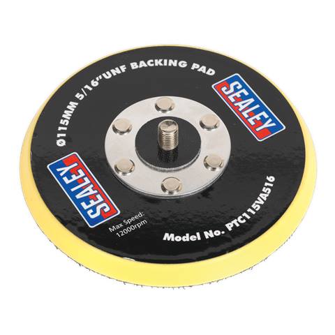 115mm Backing Pad Hook-and-Loop 5/16"UNF