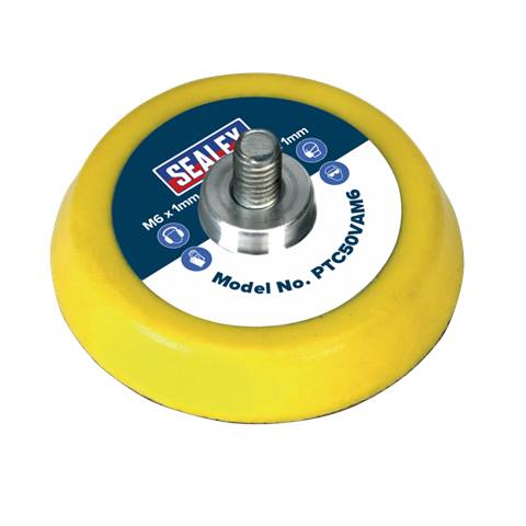 50mm Hook-and-Loop Backing Pad M6 x 1mm