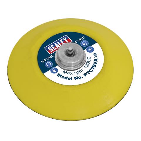 71mm Hook-and-Loop Backing Pad 1/4"UNC