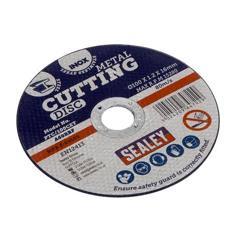 100 x 1.2mm Cutting Disc 16mm Bore