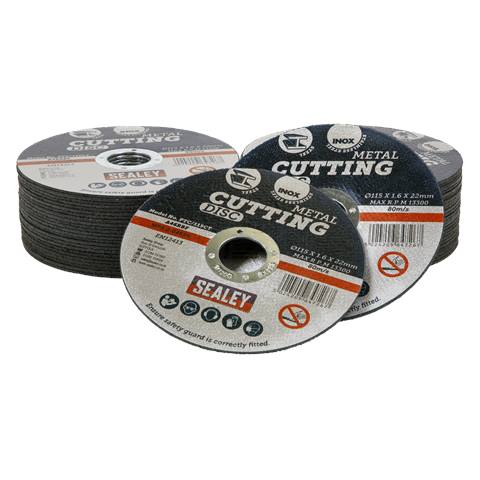 115 x 1.6mm Cutting Disc 22mm Bore - Pack of 50