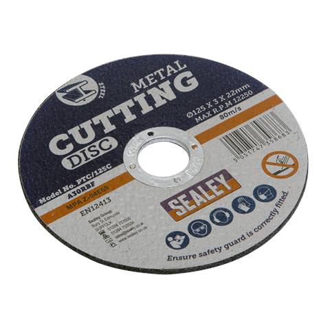 125 x 3mm Cutting Disc 22mm Bore