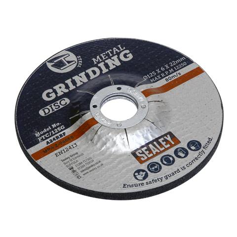 125 x 6mm Grinding Disc 22mm Bore