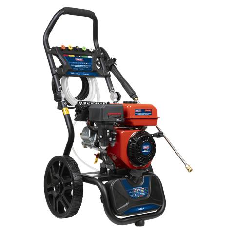 Pressure Washer 198bar 513L/hr Self-Priming 5.8hp Petrol