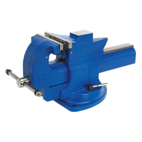 Quick Action Cast Iron Vice with Swivel Base 150mm