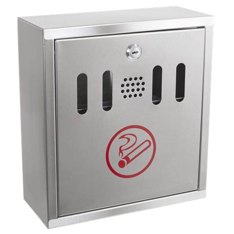 Cigarette Bin Stainless Steel