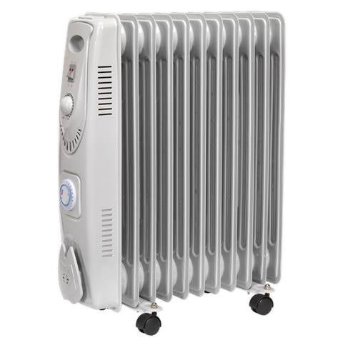 11-Element Oil Filled Radiator with Timer 2500W/230V
