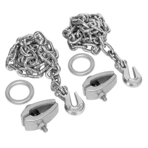 Chain Kit 2 x 2m Chains & 2 x Clamps
