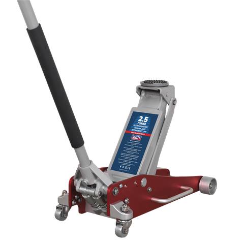Aluminium/Steel Trolley Jack with Rocket Lift 2.5 Tonne