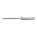 Aluminium Multi-Grip Standard Flange Rivet 4.8 x 27mm - Pack of 200