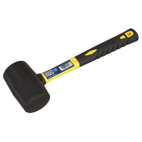 Premier Rubber Mallet with Fibreglass Shaft 1.5lb