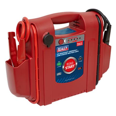 RoadStart® 12V Emergency Jump Starter 1600 Peak Amps