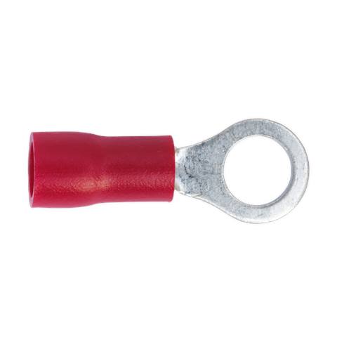 Easy-Entry Ring Terminal 5.3mm (2BA), Red - Pack of 100