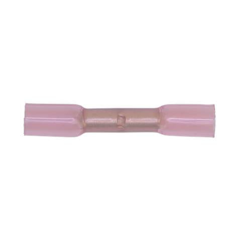 Heat Shrink Butt Connector Terminal 4.8mm, Red - Pack of 50