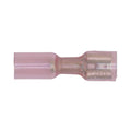 Heat Shrink Push-On Female Terminal 6.4mm, Red - Pack of 25