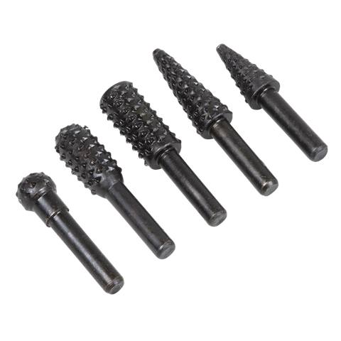 Rotary Burr Rasp Drill Bit Set 5pc
