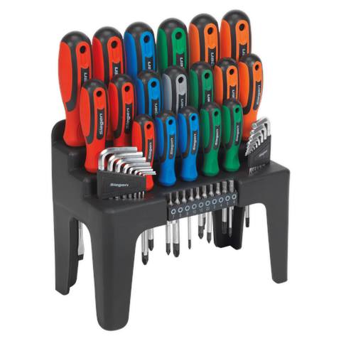Siegen Screwdriver, Hex Key & Bit Set 44pc