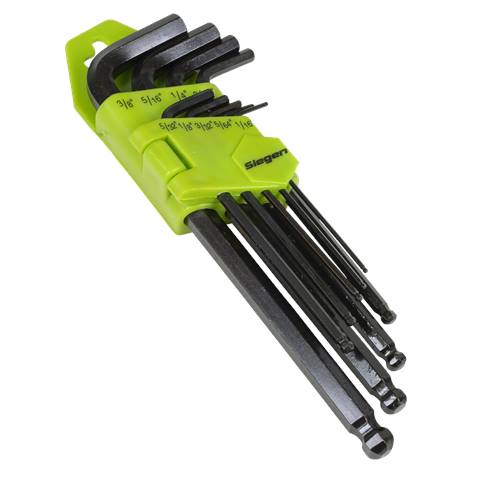 Siegen Imperial Long Ball-End Hex Key Set 9pc