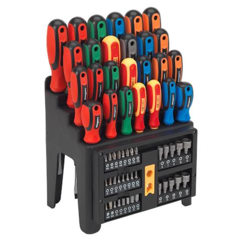 Siegen Screwdriver, Bit & Nut Driver Set 61pc