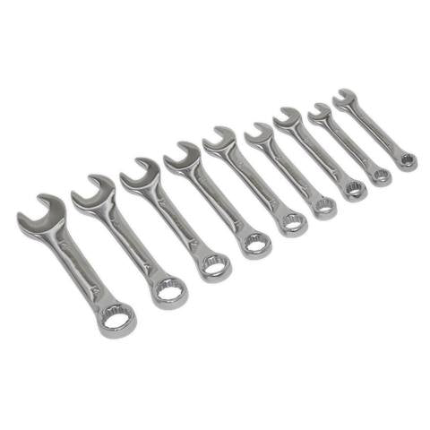 Siegen Stubby Combination Spanner Set 9pc