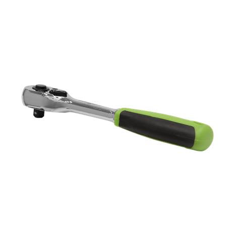 Siegen Pear-Head Ratchet Wrench with Flip Reverse 1/4"Sq Drive