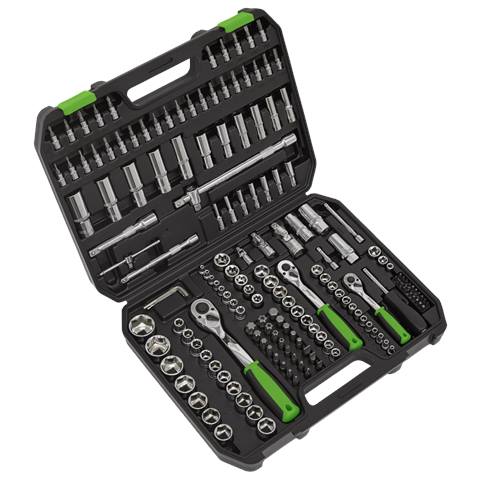 Siegen Socket Set 1/4", 3/8" & 1/2"Sq Drive 171pc