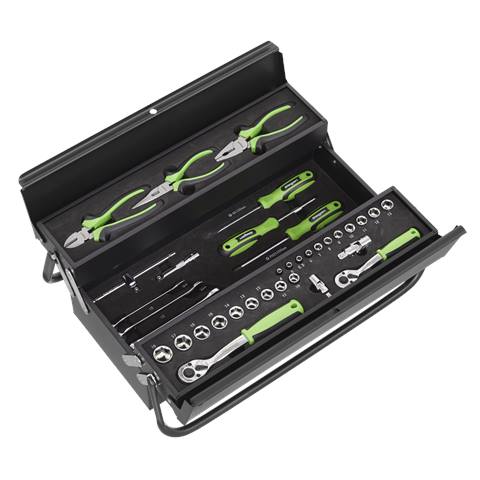 Siegen Cantilever Toolbox with Tool Kit 70pc