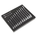 Siegen Stubby Combination Spanner Set 14pc