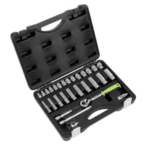 Socket Set 3/8"Sq Drive 29pc