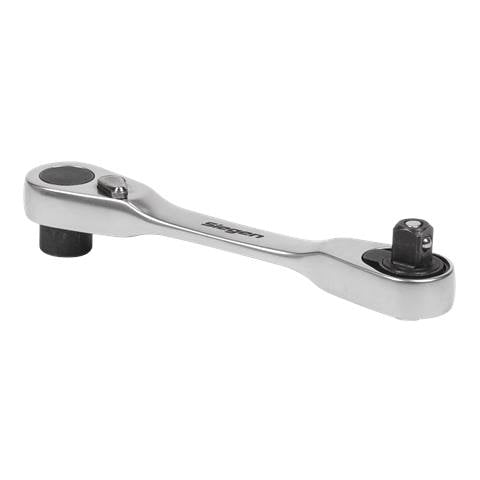 Siegen Micro Ratchet Bit Driver & Wrench 1/4"Hex x 1/4"Sq Drive